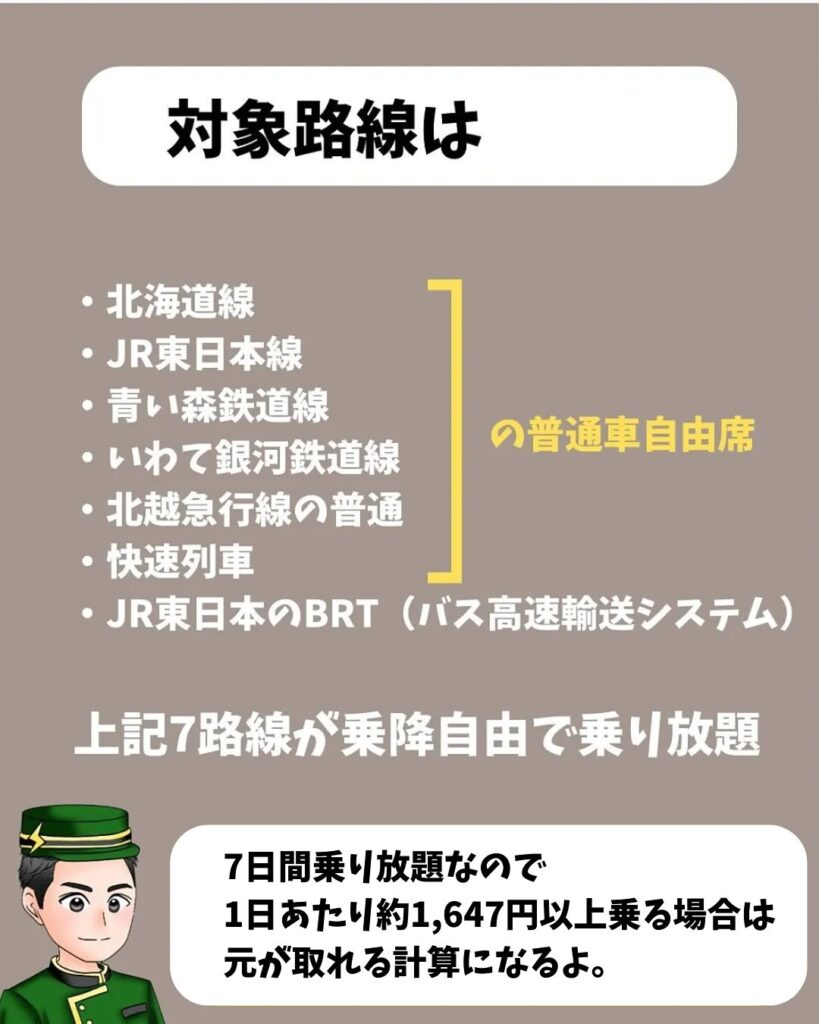 北海道&東日本パス
